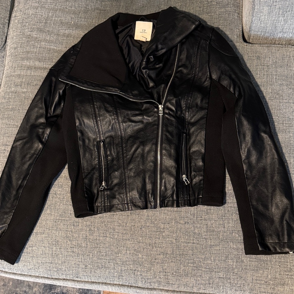 Women's Black Leather Jacket